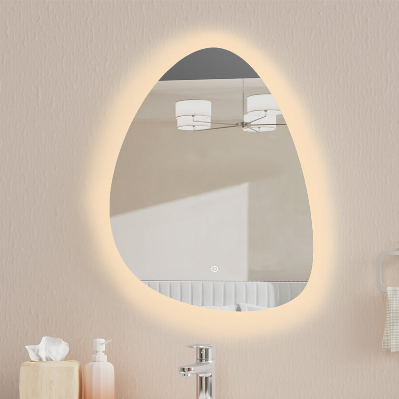 TB Sophie Pebble LED Touch Mirror with Demist Colour Change Lighting