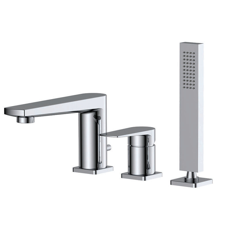 RAK Ceramics RAK-Blade 3 Hole Deck Mounted Bath Shower Mixer Durable Solid Brass