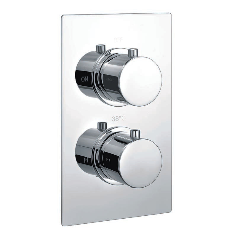 RAK-Showering Single Outlet 2 Handle Thermostatic Shower Valve