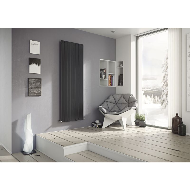 Eucotherm Mars Vertical Flat Panel Radiators Anthracite