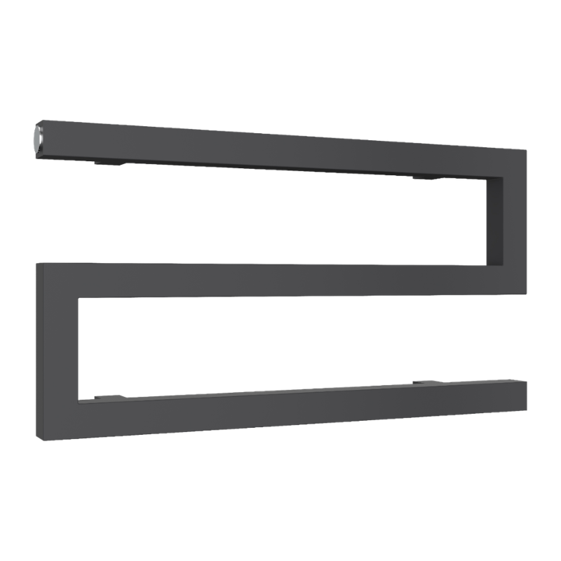 Reina Serpe S-Shaped Designer Towel Radiator Rail