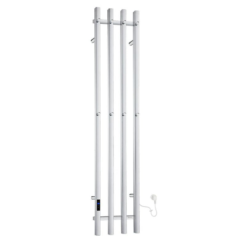 Smedbo DRY Vertical Electric Towel Warmer Polished Stainless Steel