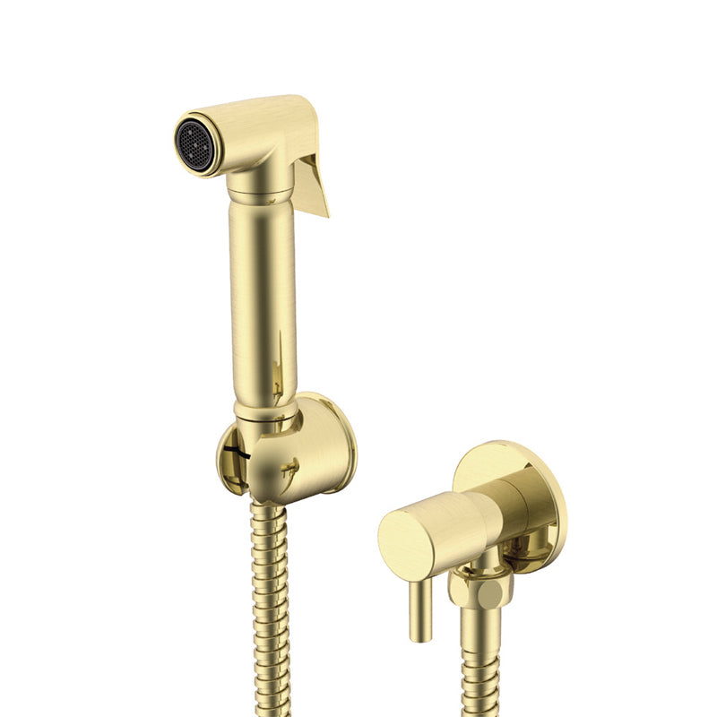 TB Bidet Round Douche Diverter Kit 1.5m Flexible Hose and Compact Design