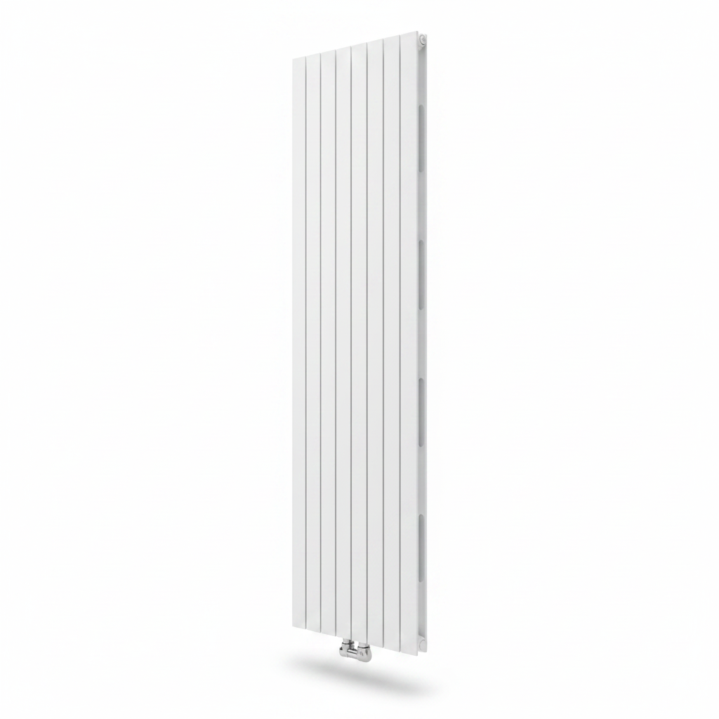 Eucotherm Mars Elegant Duo Vertical Double Flat Panel Radiator Enhances Any Modern Living Space