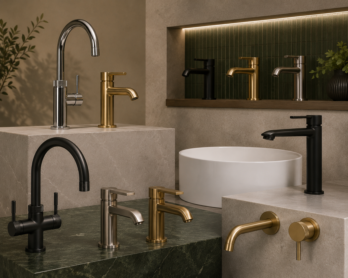 Tailored Bathrooms Black Bath Shower Mixer