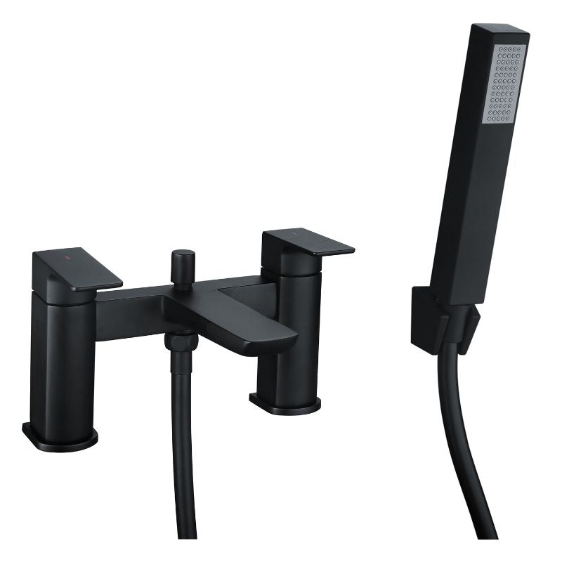 Tailored Bathrooms Black Bath Shower Mixer