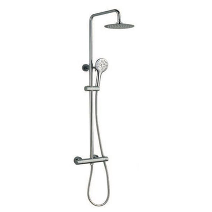 TB Menai Premium Round Thermostatic Overhead Shower Kit Adjustable Riser Rail | 1 Size, 5 Colours