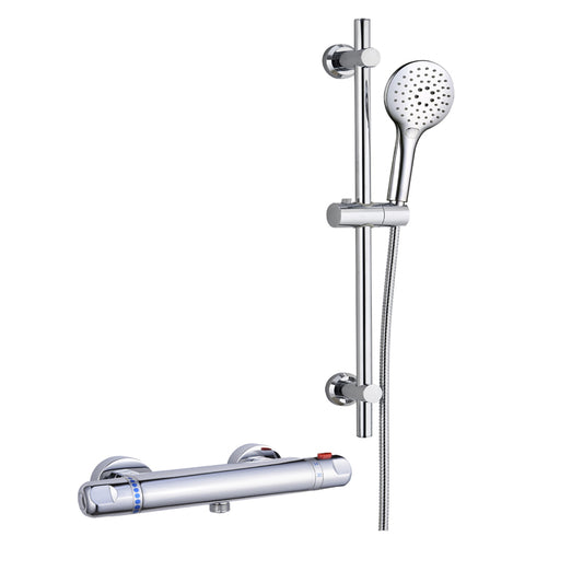 TB Bala Low Pressure High-Flow Riser Kit 3-Mode Push Button Handset
