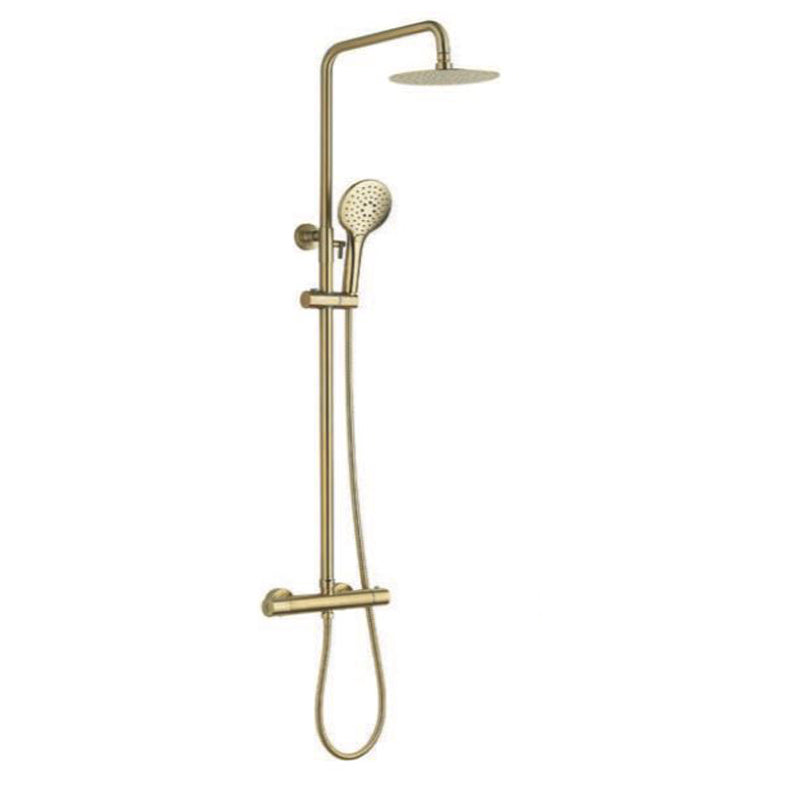 TB Menai Premium Round Thermostatic Overhead Shower Kit Adjustable Riser Rail | 1 Size, 5 Colours