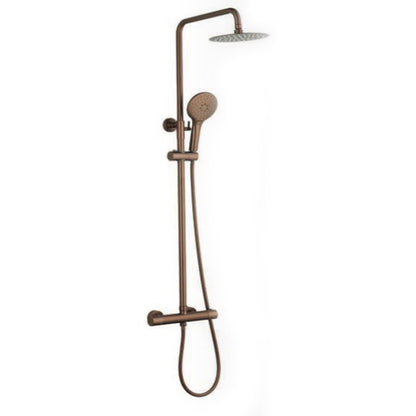 TB Menai Premium Round Thermostatic Overhead Shower Kit Adjustable Riser Rail | 1 Size, 5 Colours