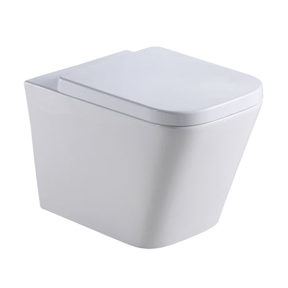 TB Milan Rimless Wall Hung Square Toilet Complete Set