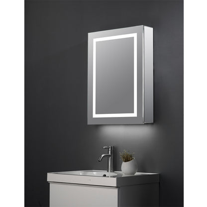 TB Jemima Single Door LED Mirror Cabinet with Wireless Speaker