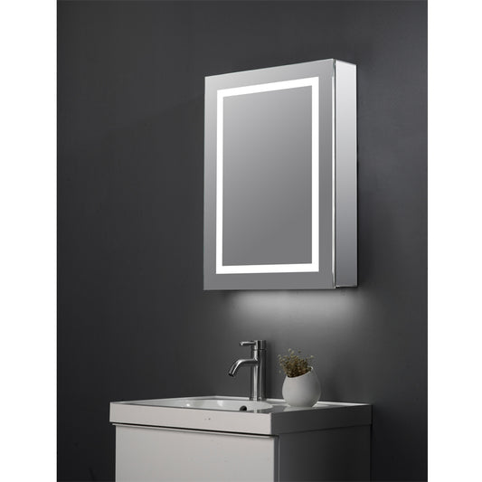 TB Jemima Single Door LED Mirror Cabinet with Wireless Speaker