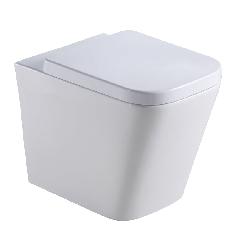 TB Milan Rimless Back-to-Wall Square Toilet UF Seat Construction