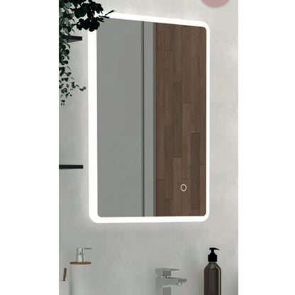 TB Angus Slimline LED Touch Mirror Simple Touch Easy Operate