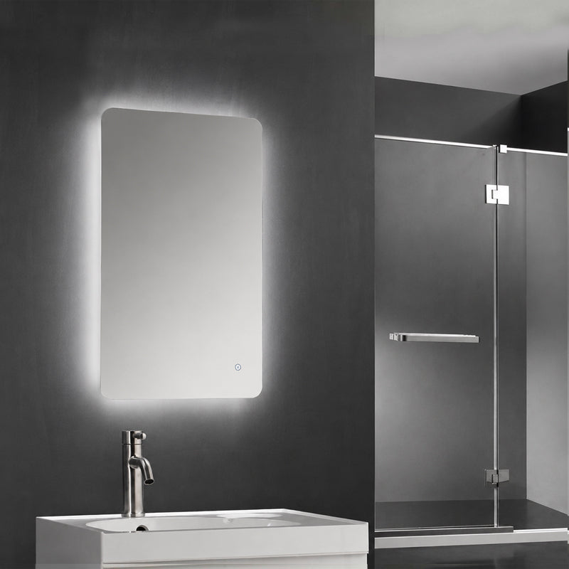 TB Bea Backlit LED Touch Mirror Dual Mounting Options