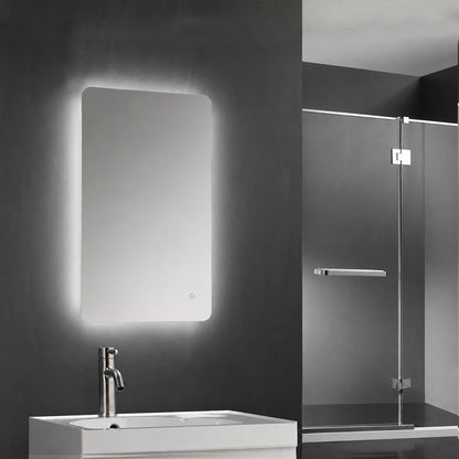 TB Bea Backlit LED Touch Mirror Dual Mounting Options