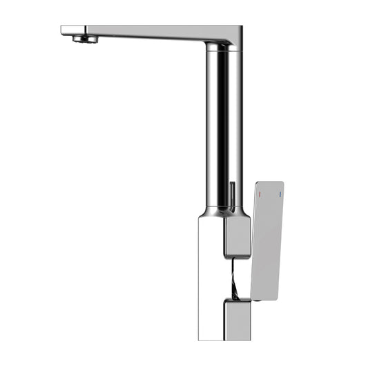 RAK Ceramics Venice Kitchen Sink Mixer Tap Side Lever Chrome Faucets Brass Construction