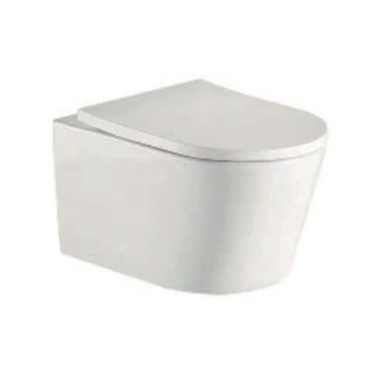 TB Ferrara Plus Wall Hung Rimless D Shape Toilet Complete Set