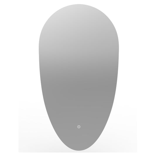 TB Jacob Teardrop LED Touch Mirror with Demist Colour Change Lighting