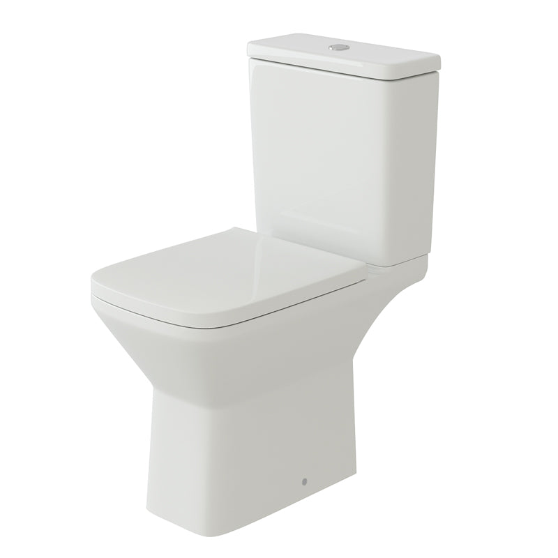 TB Plumb Essentials Square Rimless CC Pan & Cistern in One Box