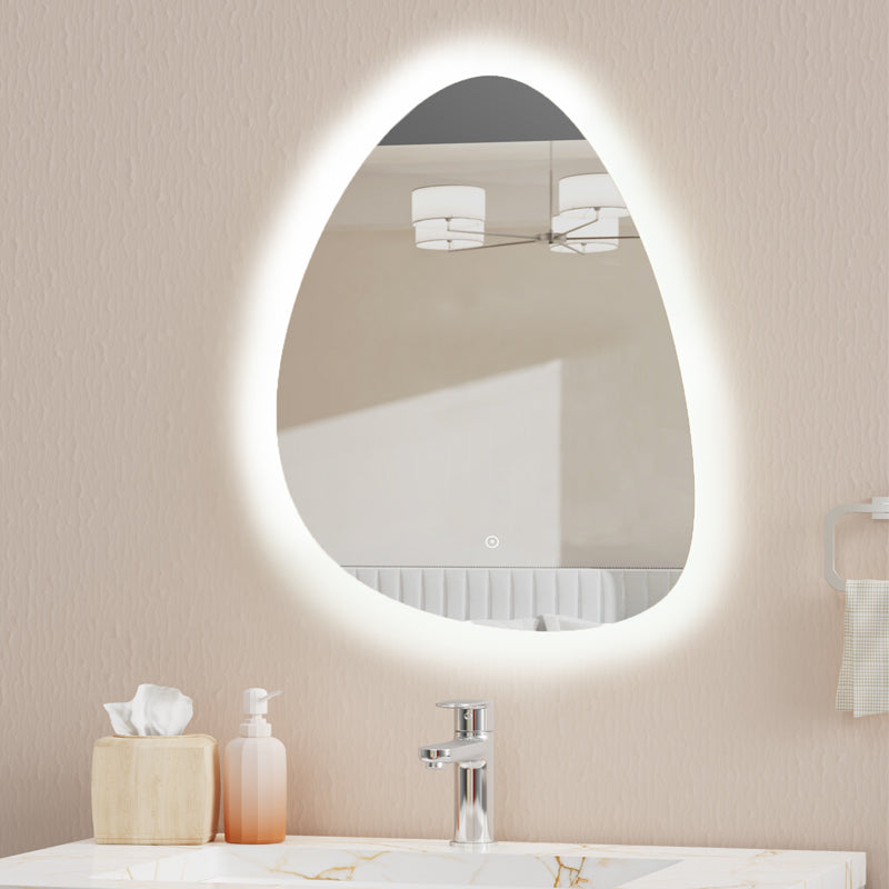 TB Sophie Pebble LED Touch Mirror with Demist Colour Change Lighting