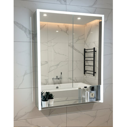 TB Poppy Led Mirror Cabinet with USB, Shaver Socket & Wireless Charging | 1 Size