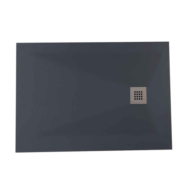 TB Rectangle 35mm Slate White Shower Tray Premium Gelcoat Stone Resin Construction