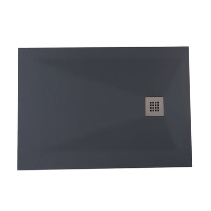 TB Rectangle 35mm Slate White Shower Tray Premium Gelcoat Stone Resin Construction
