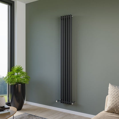 Eucotherm Phoenix 2 Column Radiator Vertical Anthracite