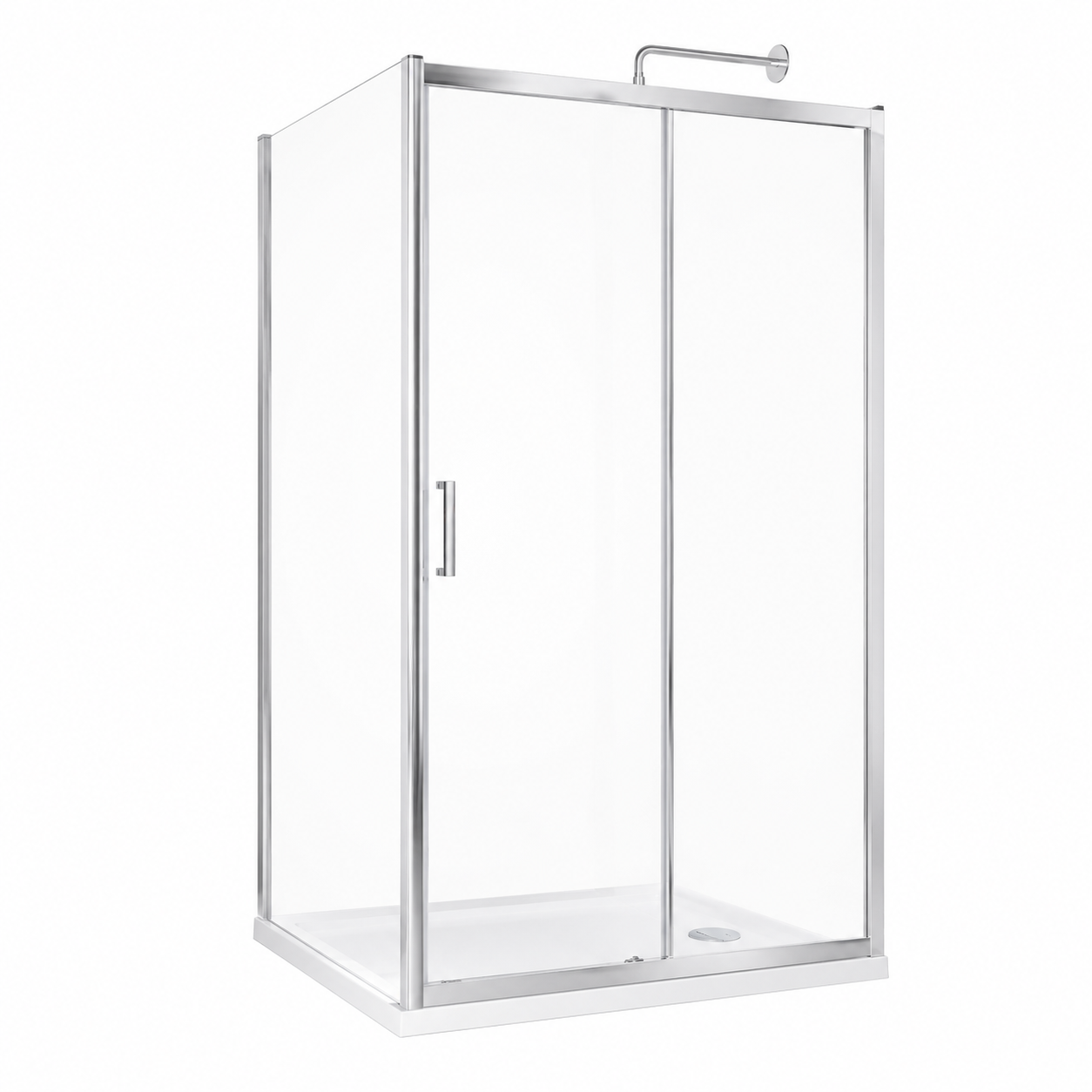 TB Shower Enclosure Side Panel 6mm Toughened Safety Glass
