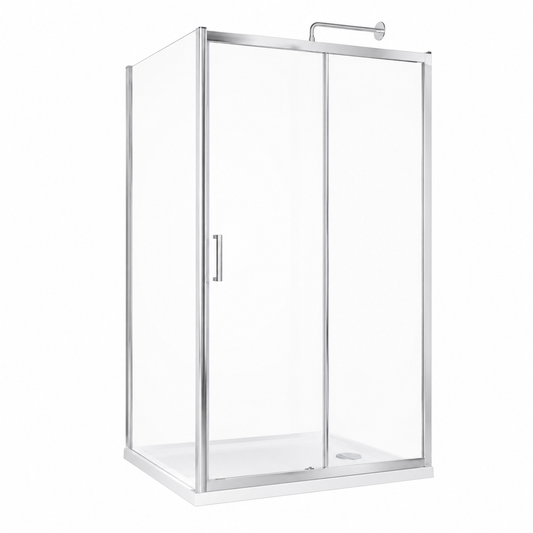 TB Shower Enclosure Side Panel 6mm Toughened Safety Glass
