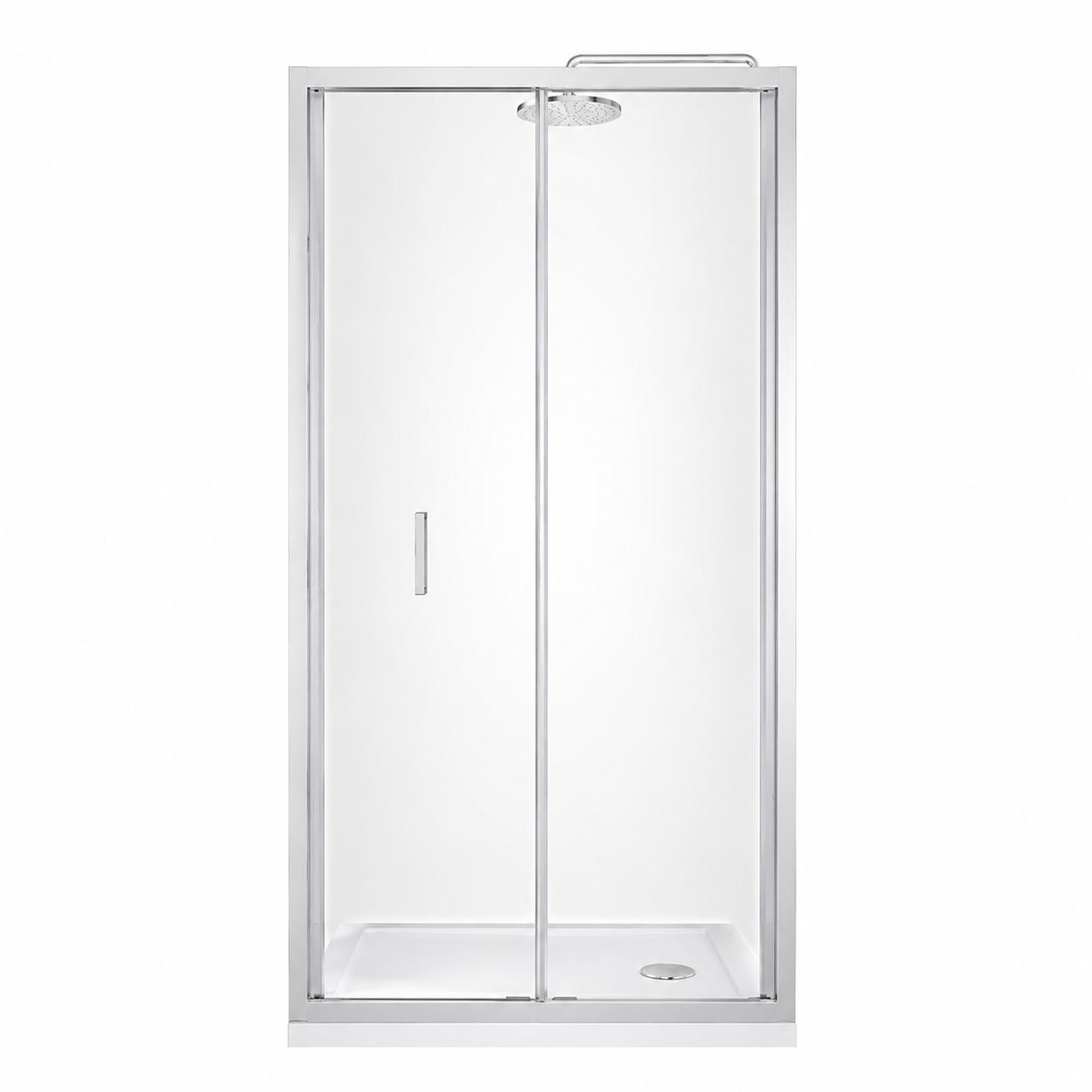 TB Shower Doors Bifold 6mm Toughened Safety Glass