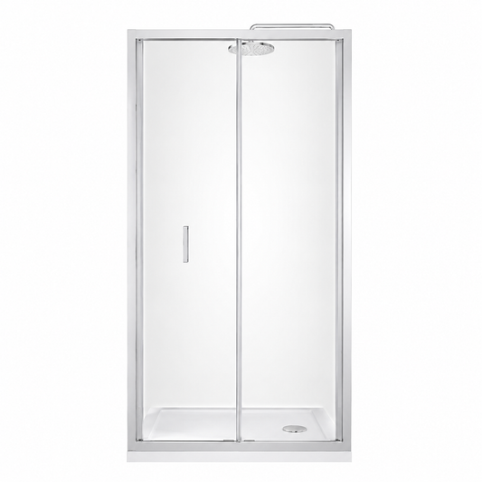 TB Shower Doors Bifold 6mm Toughened Safety Glass