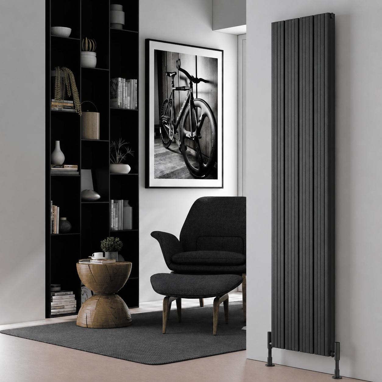 Carisa CHAMBORD DOUBLE Aluminium Designer Radiator | 2 Colours, 10 Sizes