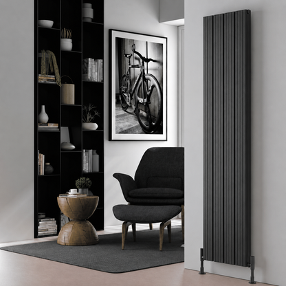 Carisa CHAMBORD DOUBLE Aluminium Designer Radiator | 2 Colours, 10 Sizes