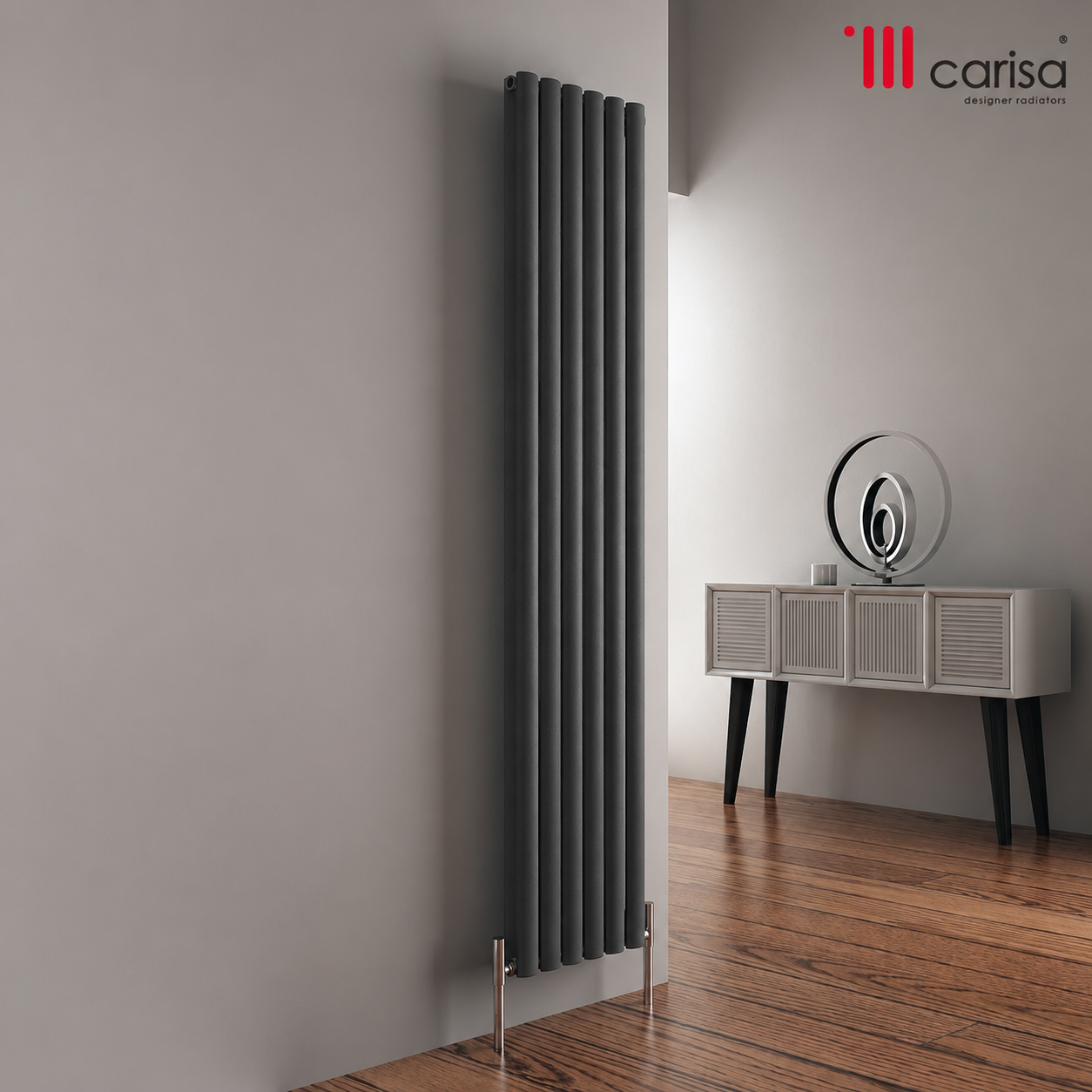 Carisa Tallis Double Aluminium Designer Radiator