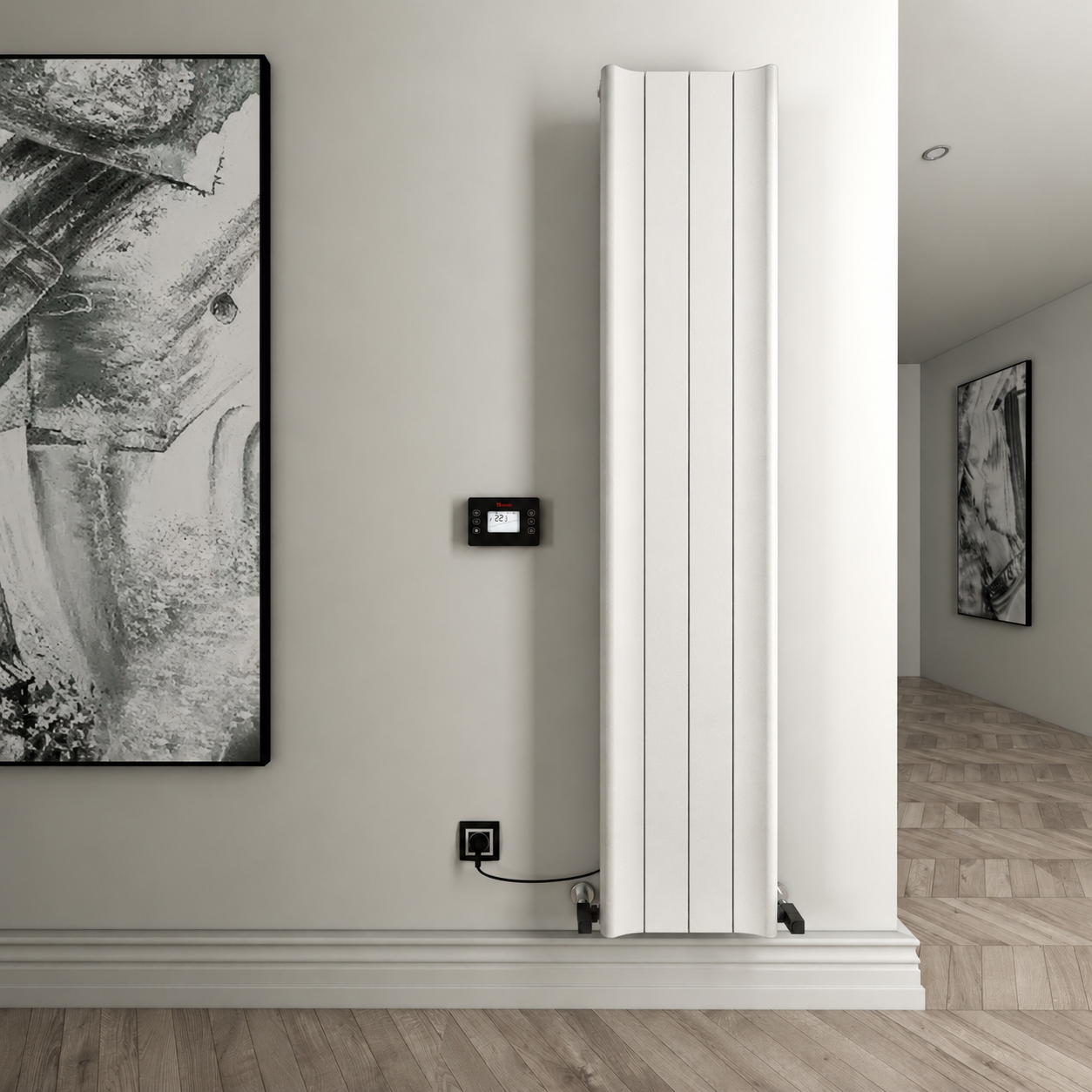 Carisa Boreas Hybrid B Smart Aluminium Radiator