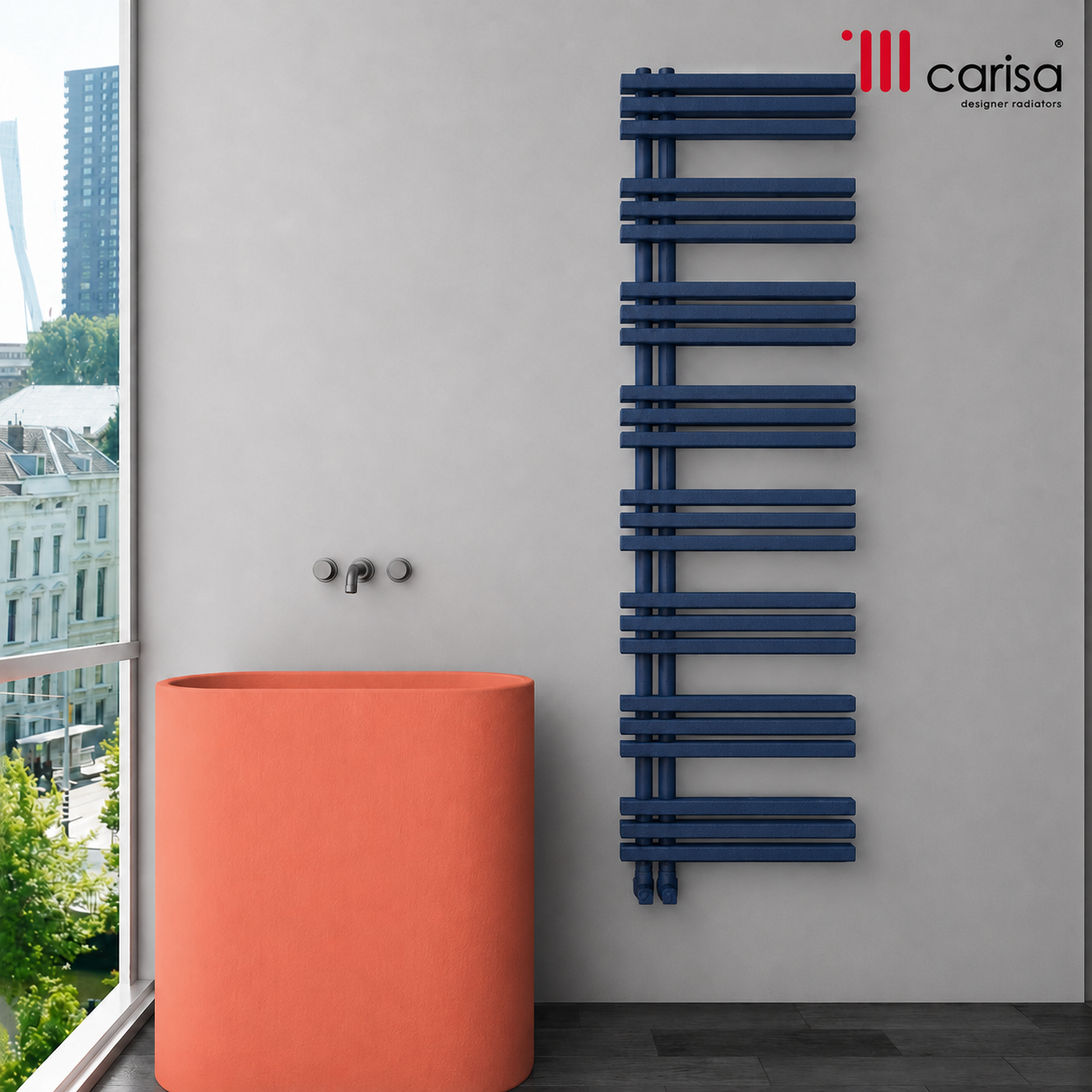 Carisa TERRA Aluminium Designer Radiator | 3 Colours, 3 Sizes