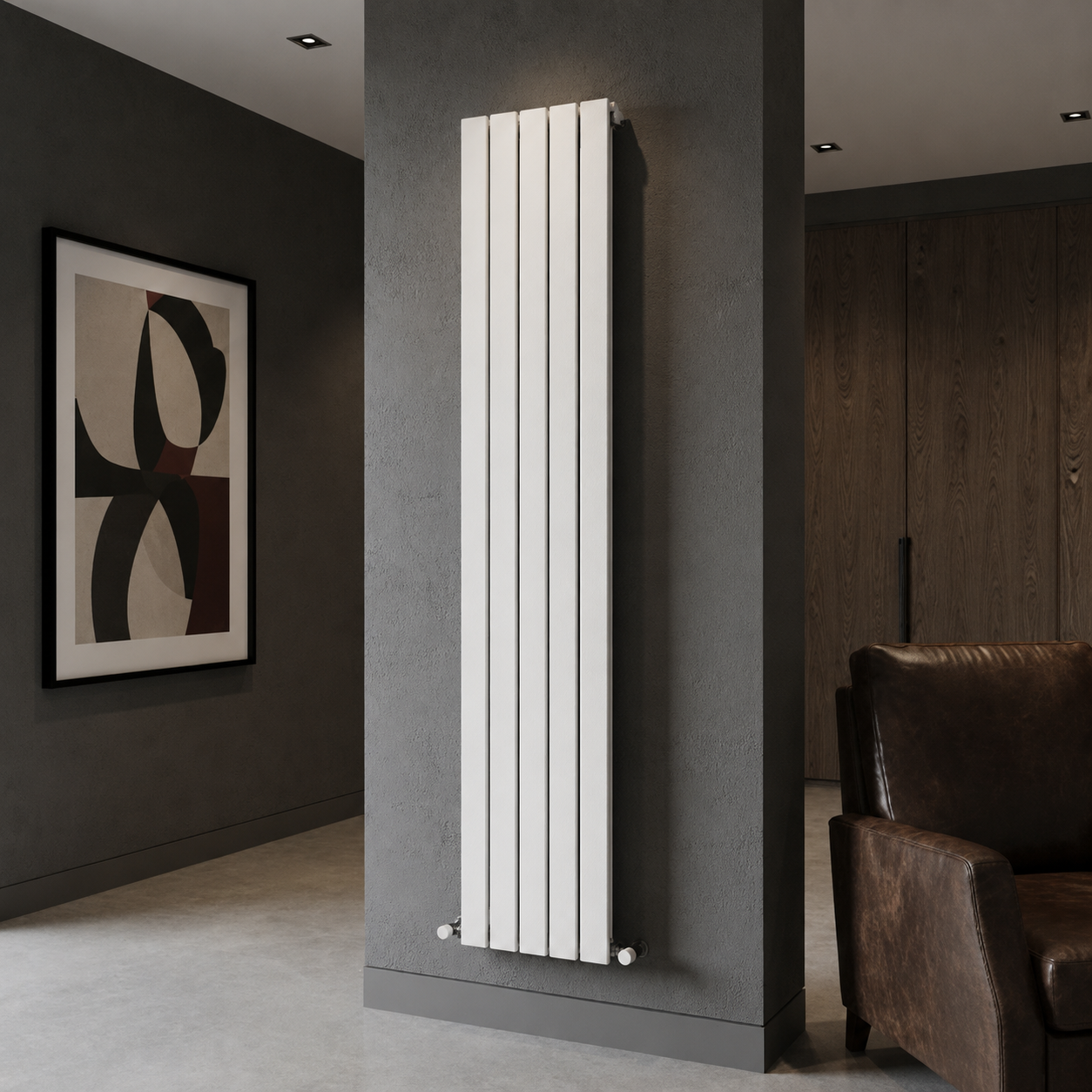 Carisa PLATA DOUBLE Aluminium Designer Radiator