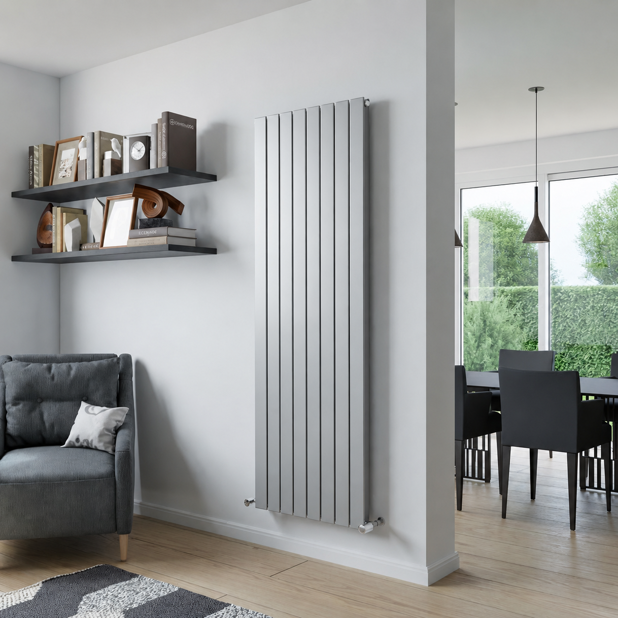 Eucotherm Mars Duo Vertical Double Flat Panel Radiator
