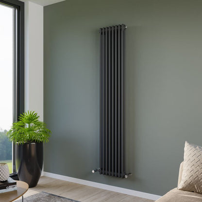 Eucotherm Phoenix 2 Column Radiator Vertical Anthracite