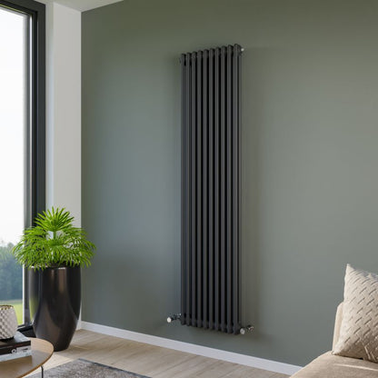 Eucotherm Phoenix 2 Column Radiator Vertical Anthracite
