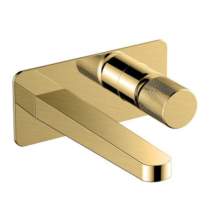 RAK-Amalfi Wall Mounted Basin Mixer Dual Controls Solid Brass Construction