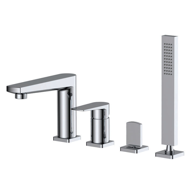 RAK Ceramics RAK-Blade 4 Hole Deck Mounted Bath Shower Mixer Elegant Styling