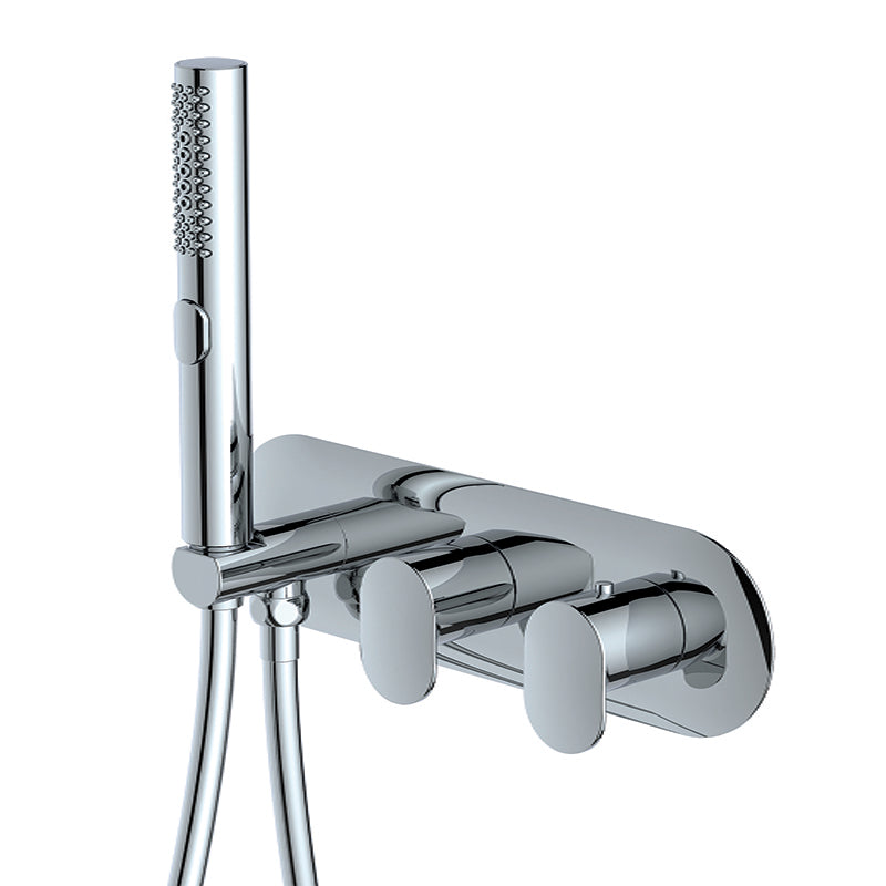 RAK Ceramics RAK-Mercury Horizontal Dual Outlet Thermostatic Shower Kit