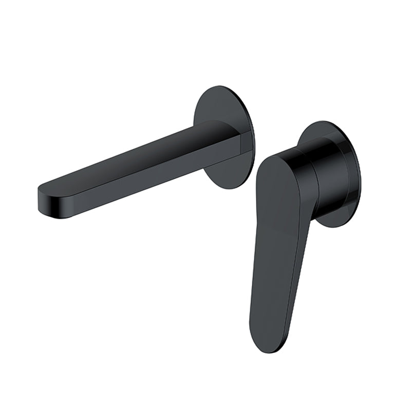 RAK-Petit Round Wall Mounted Single Lever Basin Mixer Solid Brass Construction