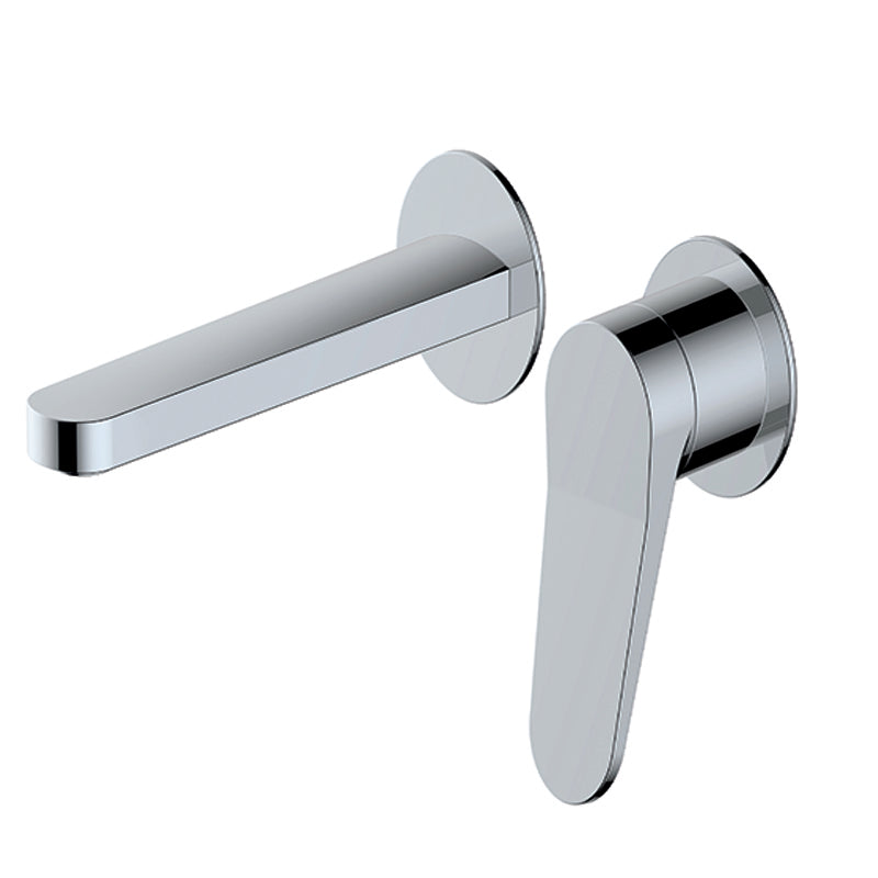 RAK-Petit Round Wall Mounted Single Lever Basin Mixer Solid Brass Construction
