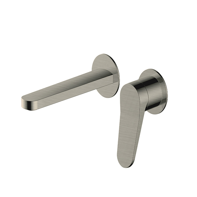 RAK-Petit Round Wall Mounted Single Lever Basin Mixer Solid Brass Construction