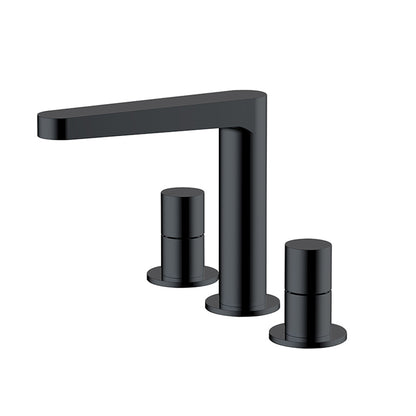 RAK-Petit Round Deck Mounted 3 Hole Basin Mixer Premium Tap Build